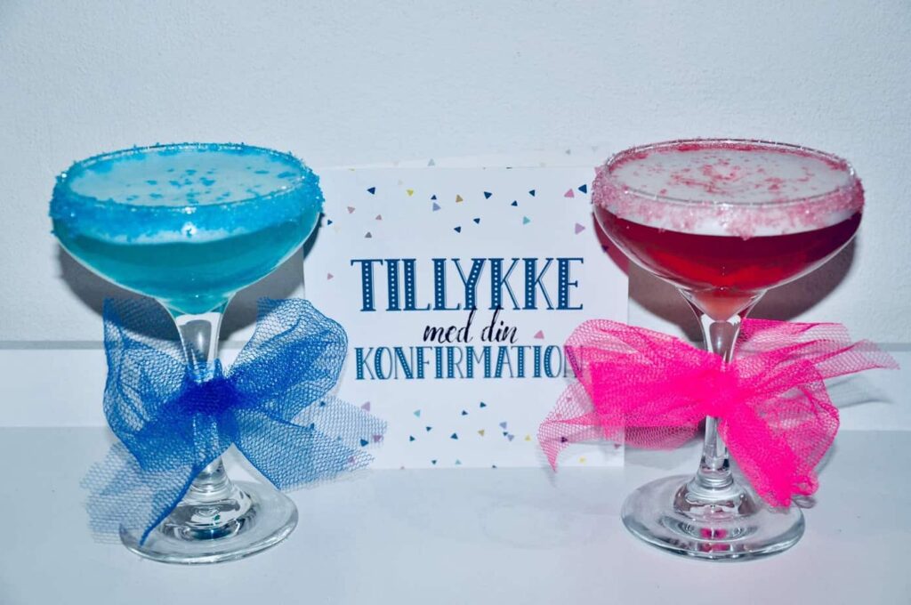 Cocktails til konfirmation - Bar til konfirmation - Alkoholfrie cocktails - Alkoholfrie drinks